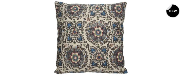 Blue pillow front new